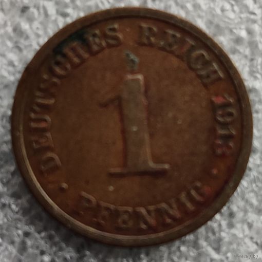 Германия 1 пфенниг  1913 г.