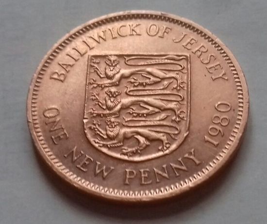 1 пенни, Джерси 1980 г.