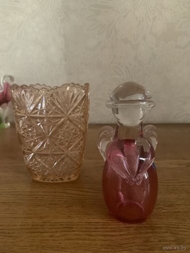 Ангел хрустальный 14см; Неман