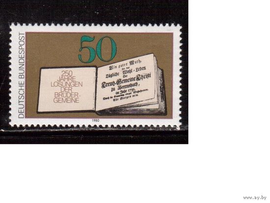 Германия(ФРГ)-1980,(Мих.1054), **, Книга цитат
