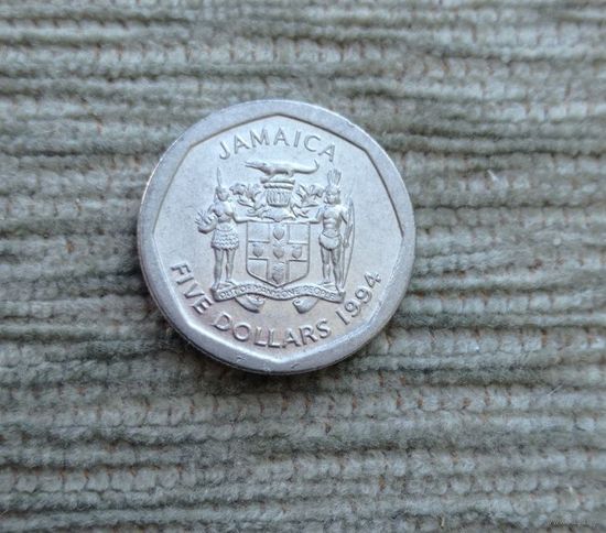 Werty71 Ямайка 5 долларов 1994