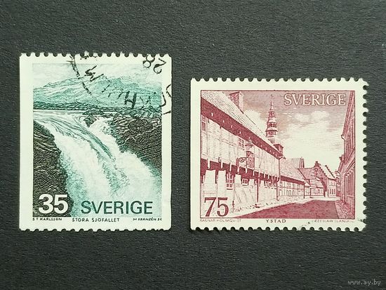 Швеция 1974. Водопад в Швеции и Истаде. Полная серия