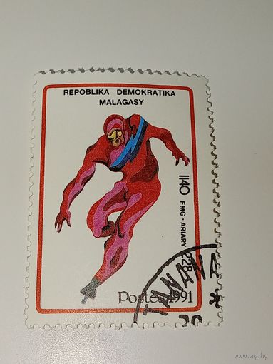 Мадагаскар 1991год. Зимние олимпийские игры.