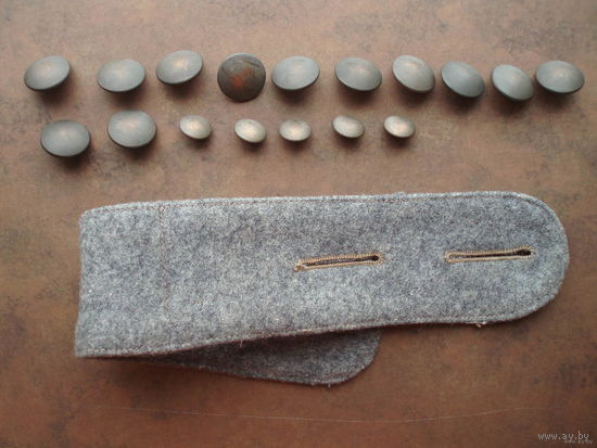 17 пуговиц для Шинели 1920-1930-х годов Европа Стокгольм Швеция. Бронза, штамповка, пайка.