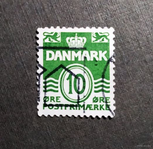 Марка Дания 1950 год Стандартный выпуск
