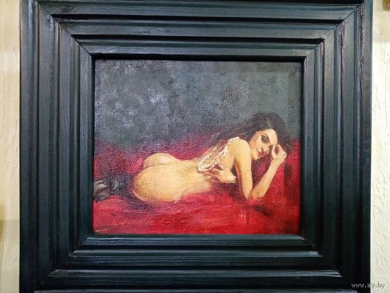 Царикович Владимир "Одалеска", х.м. 25х30см, 2019г.