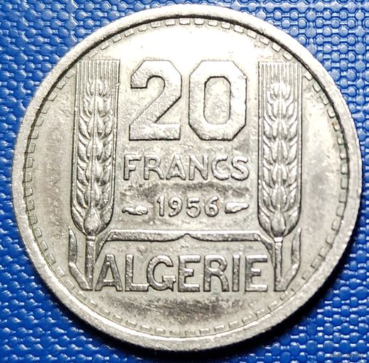Алжир 20 франков 1956 г.