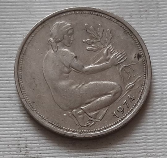 50 пфеннигов 1974 г. G. Германия