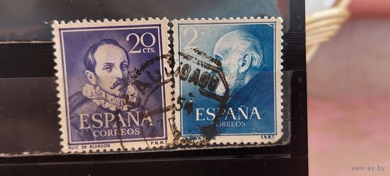 РАСПРОДАЖА ИСПАНИЯ 1950г. Полные серии. Гаш.