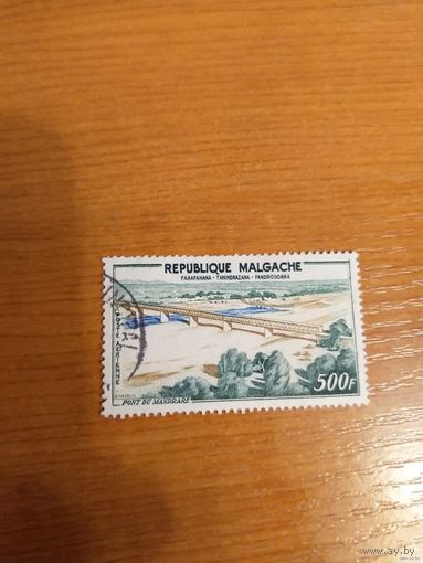 1960 Мадагаскар дорогая высоко номинальная концовка серии флора мост архитектура (1-7)