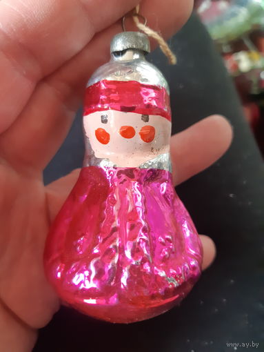 Елочная игрушка.  Девочка. (С)