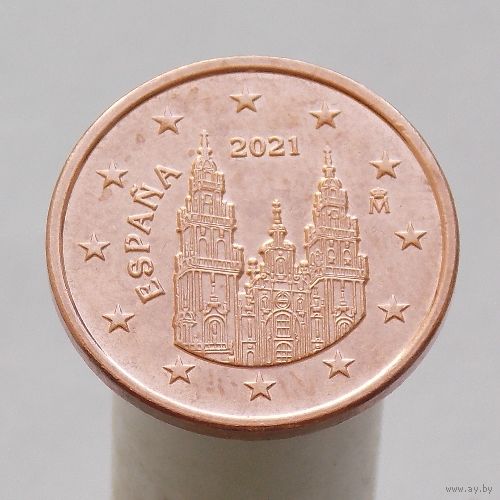 Испания 5 евроцентов 2021 (3-ый тип)