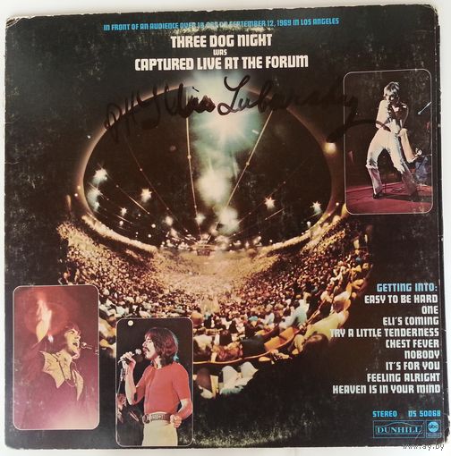 LP Three Dog Night – Captured Live At The Forum (1984) Pop Rock