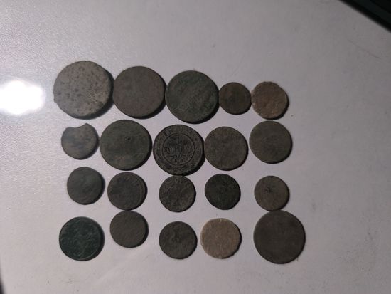 Сборный лот монеты 20 шт