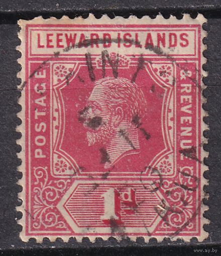 153.BrKCI. Великобритания. Колонии. Подветренные острова. Стандарт. Георг V. 1915 г. 1P. Mi.#48b.