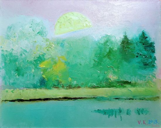 Костюченко В.К. "Краявiд з луной", 2013 год