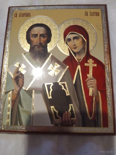 Икона Киприан и Юстина 16/12