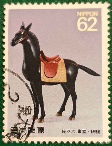 Япония 1990. Статуэтка лошади Кэттэй мастер Сасаки Дзосидо