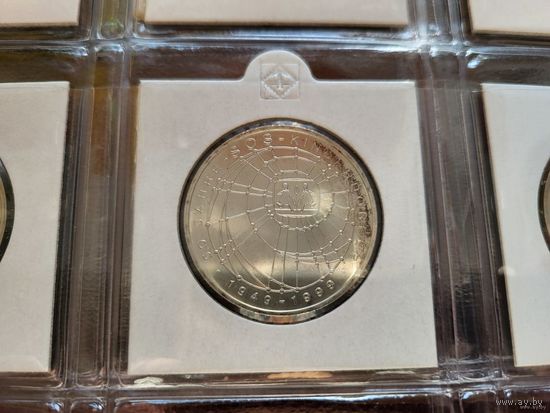 10 марок 1999 50 лет благотворительной организации SOS-Kinderdorfer ФРГ Серебро 15,5 грамма 925 пробы 0,461 унции! ВОЗМОЖЕН ОБМЕН!