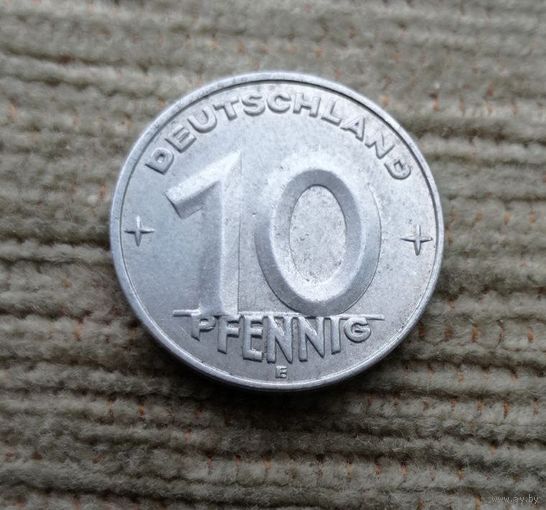 Werty71 ГДР 10 Пфеннигов 1952 Е
