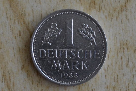 Германия 1 марка 1988(J)