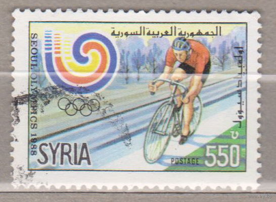 Спорт велогонки Олимпийские игры - Сеул, Южная Корея Сирия 1988 год лот 55 (4) менее 30 % от каталога по курсу 3 р