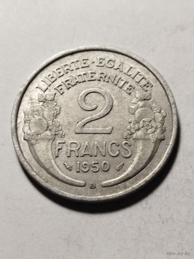 Франция 2 франка 1950
