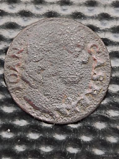 Солид (боратинка) 1660 г. польский герб(голова большая, ночная цапля слева)(4), без мц.