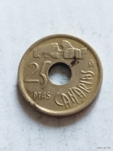 Испания 25 песет Канарские острова 1994
