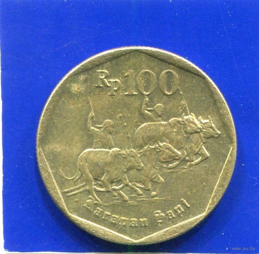 Индонезия 100 рупий 1996
