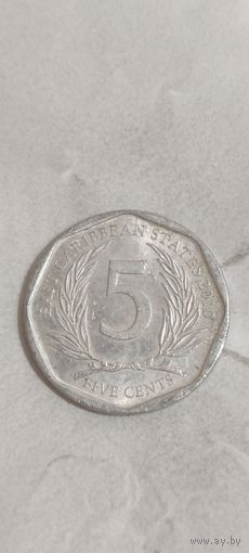 Карибы 5 цент 2010