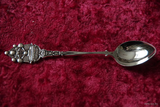 Ложка с серебрением сувенирная коллекционная  В24