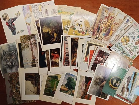 Открытки репродукции иллюстрации. Более 100 штук