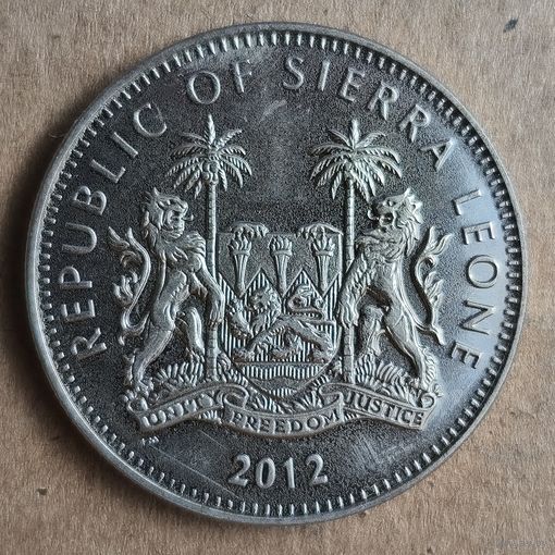 Сьерра-Леоне 1 доллар, 2012 г, XXX летние Олимпийские Игры, Лондон 2012 /стрельба из лука/, KM# 377