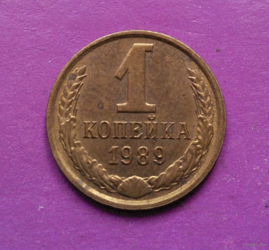 1 копейка 1989 года СССР #02