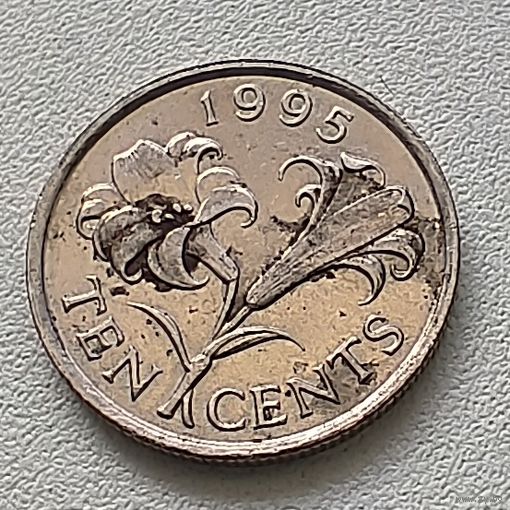 Бермудские острова 10 центов, 1995 3-14-42