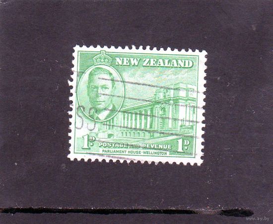 Новая Зеландия. Ми-283. Король Георг v  . Дом парламента г.Веллингтон. 1946.