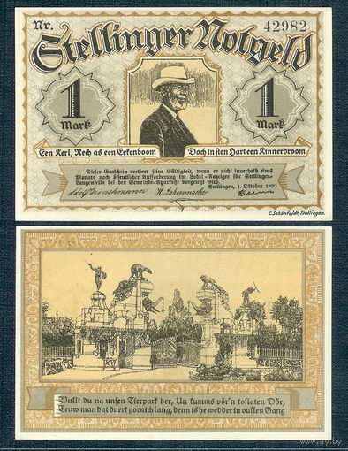 Германия Нотгельд 50 пфеннигов 1920 год, UNC-