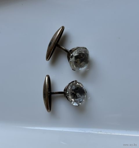 Запонки серебро СССР.