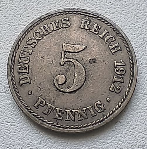 Германия 5 пфеннигов, 1912 A 2-12-23