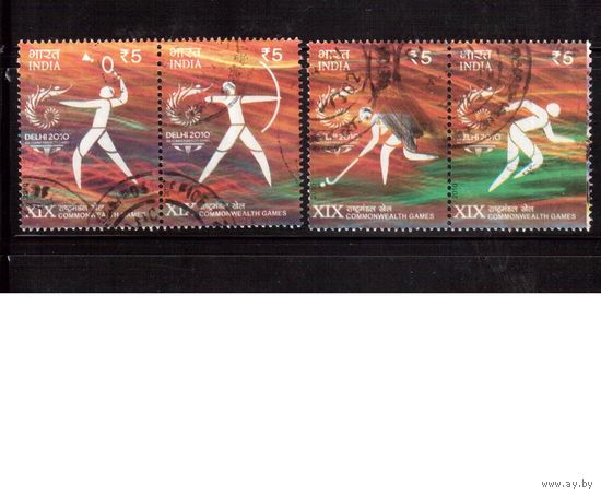 Индия-2010(Мих.2509-2512) , гаш.,  Спорт , (полная серия)