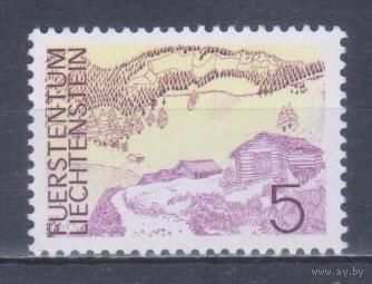 [2431] Лихтенштейн 1973. Ландшафт. MNH