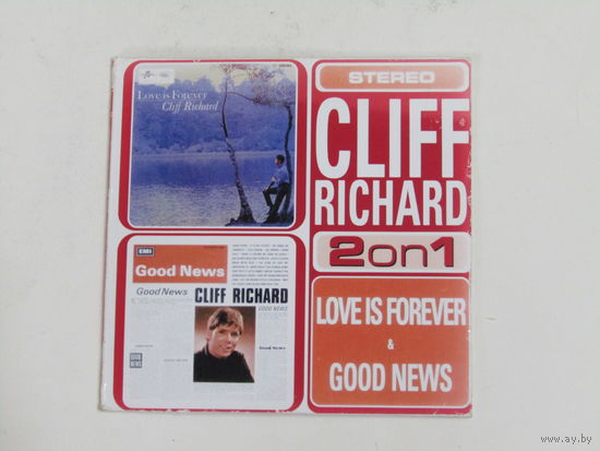Диск. CD-диск. Cliff Richard - Love is forever&Good news. Серия: 2 on 1                                6