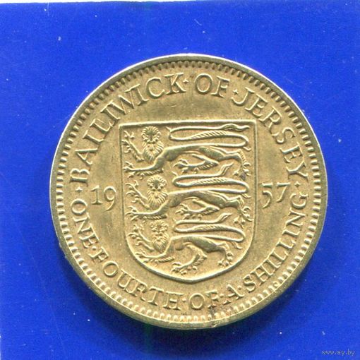 Джерси 1/4 шиллинга 1957