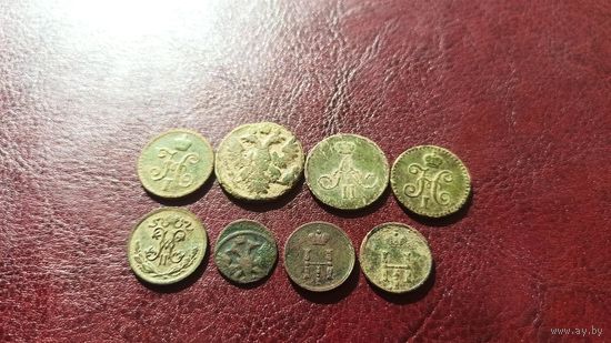 Лот царских медных монет
