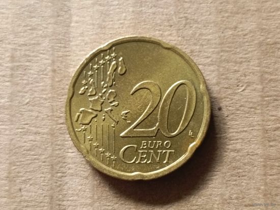 Германия 20 евроцентов, 2003"A". (-U-обм-D-65)
