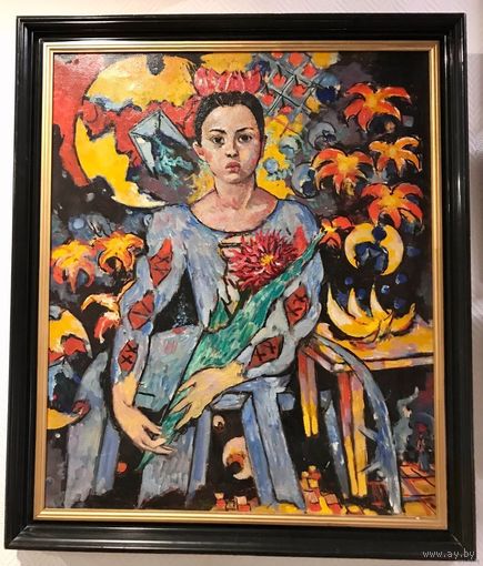 Кищенко А.М. "Рита", 1995 г.Холст,масло.Размер 95х80 см.