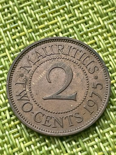 Маврикий 2 цента 1975 г