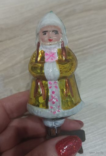 Елочные игрушки, стекло, Марфуша из сказки Морозко