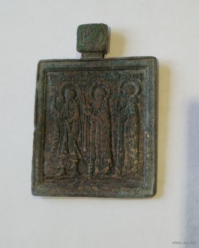 Икона Святые Михаил, Зосима и Савватий